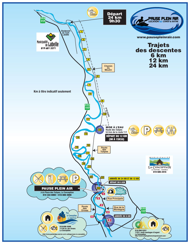 Kayak Canot SUP Pause Plein Air Mont Tremblant